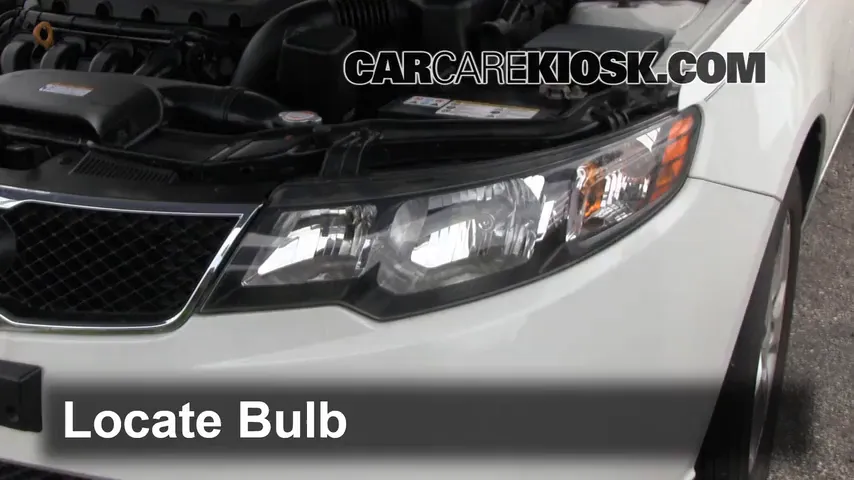 2010 Kia Forte EX 2.0L 4 Cyl. Sedan (4 Door) Lights Daytime Running Light (replace bulb)